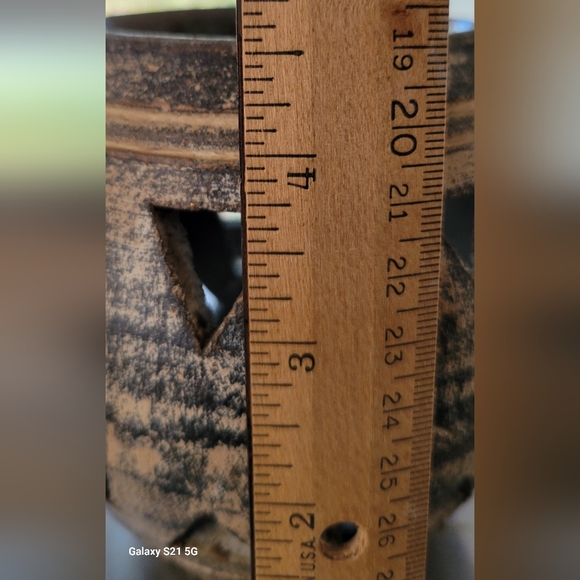 Studio Art Pottery Pot Luminary Candle Holder Hand Made Design Ceramics - Picture 10 of 12